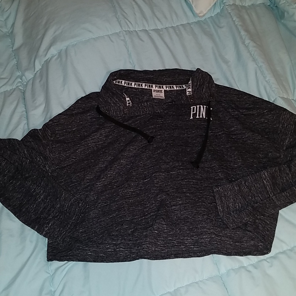 PINK medium crop sweater